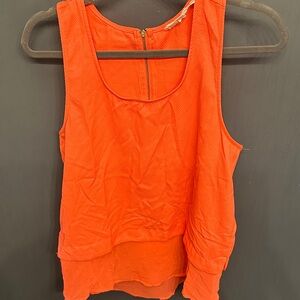 Sweet Wanderer Vibrant Coral Tank Top